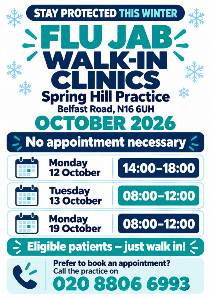 Walk-In Flu Clinics